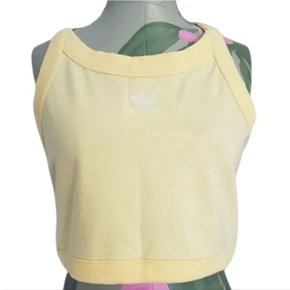 Adidas Original 3 stripper Crop Women's Tank Top - Picture 5 of 7